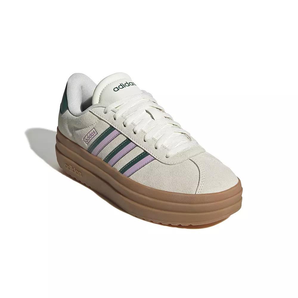 adidas VL Court Bold Women's Shoes, Size: 7.5, Off White Green Product Image