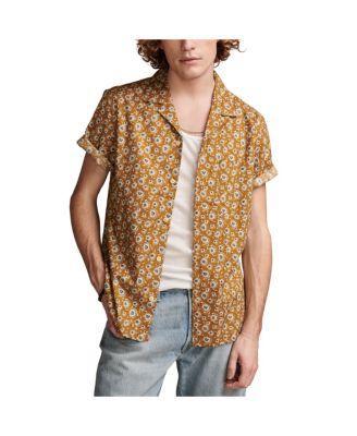 Lucky Brand Mens Printed Camp Collar Short Sleeve Shirt Product Image