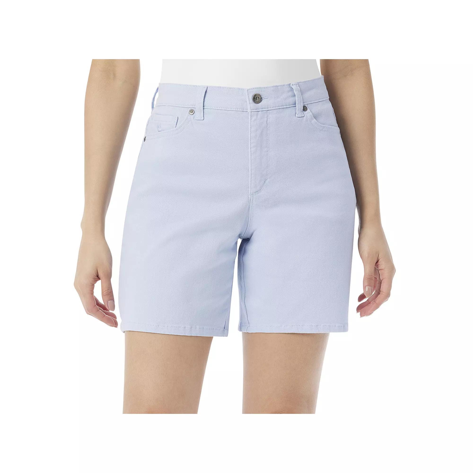 Women's Gloria Vanderbilt Amanda Shorts, Size: 8, Dusty Brown Product Image