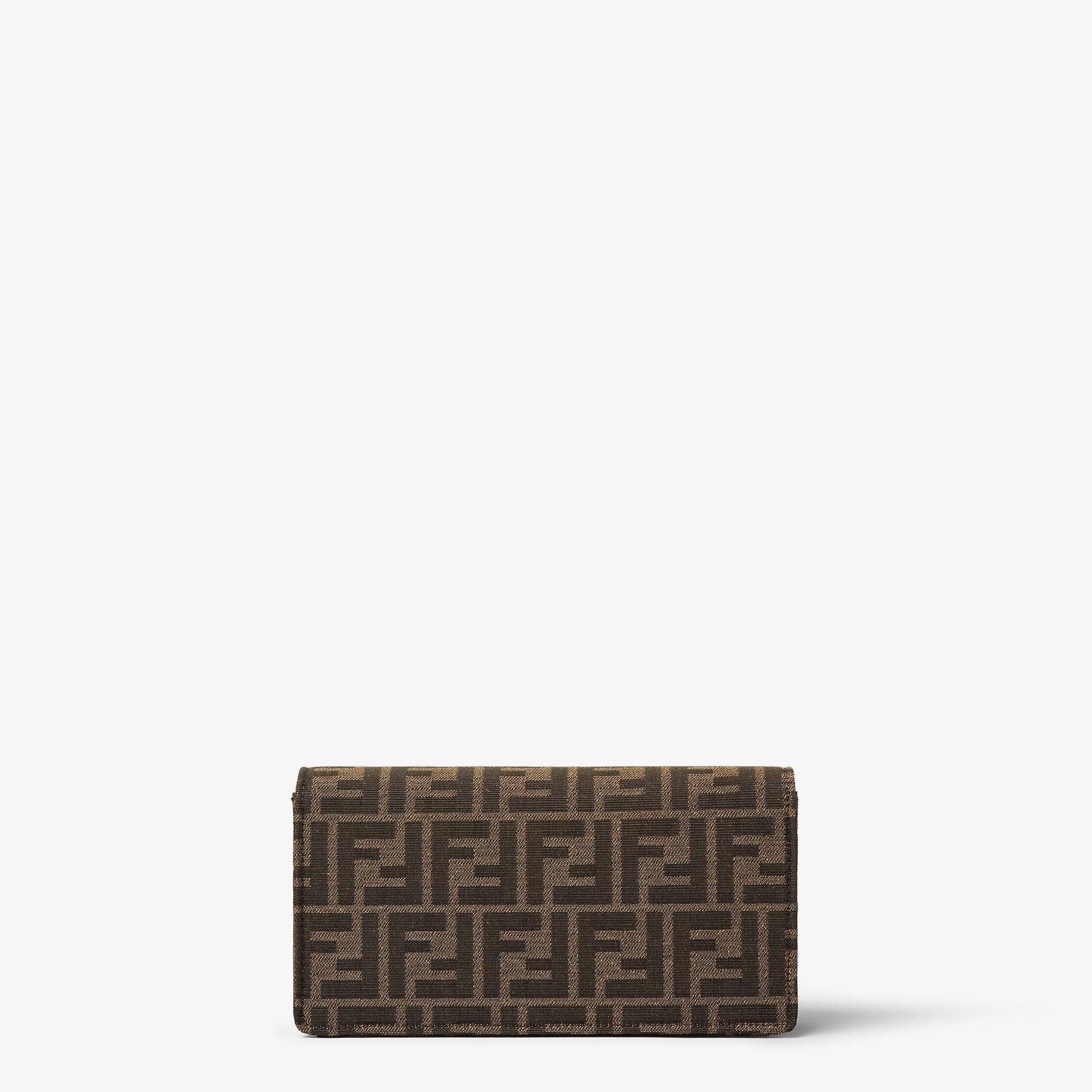 Wallet On Chain BaguetteBrown FF fabric wallet Product Image