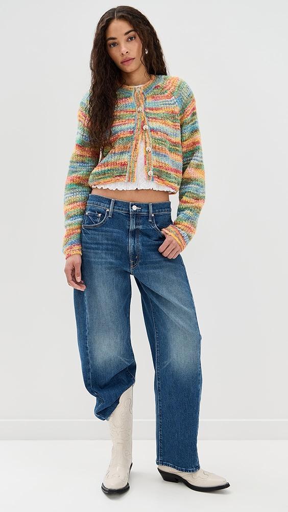 MOTHER The Raglan Crop Alpaca Cardigan | Shopbop Product Image