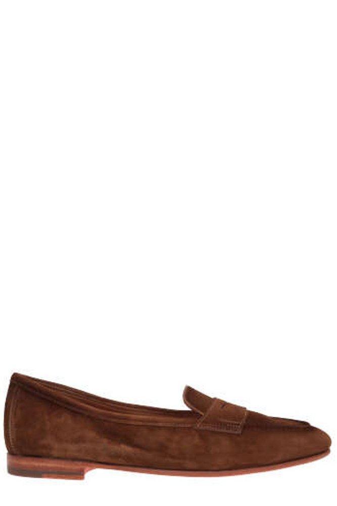 SANTONI Carla Loafers In Brown Product Image