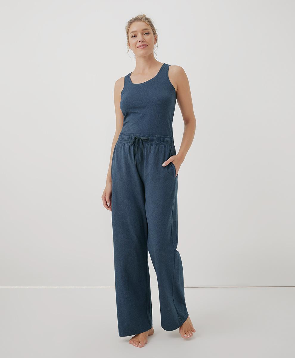 Women's French Navy Heather Cool Stretch Lounge Pant S Product Image