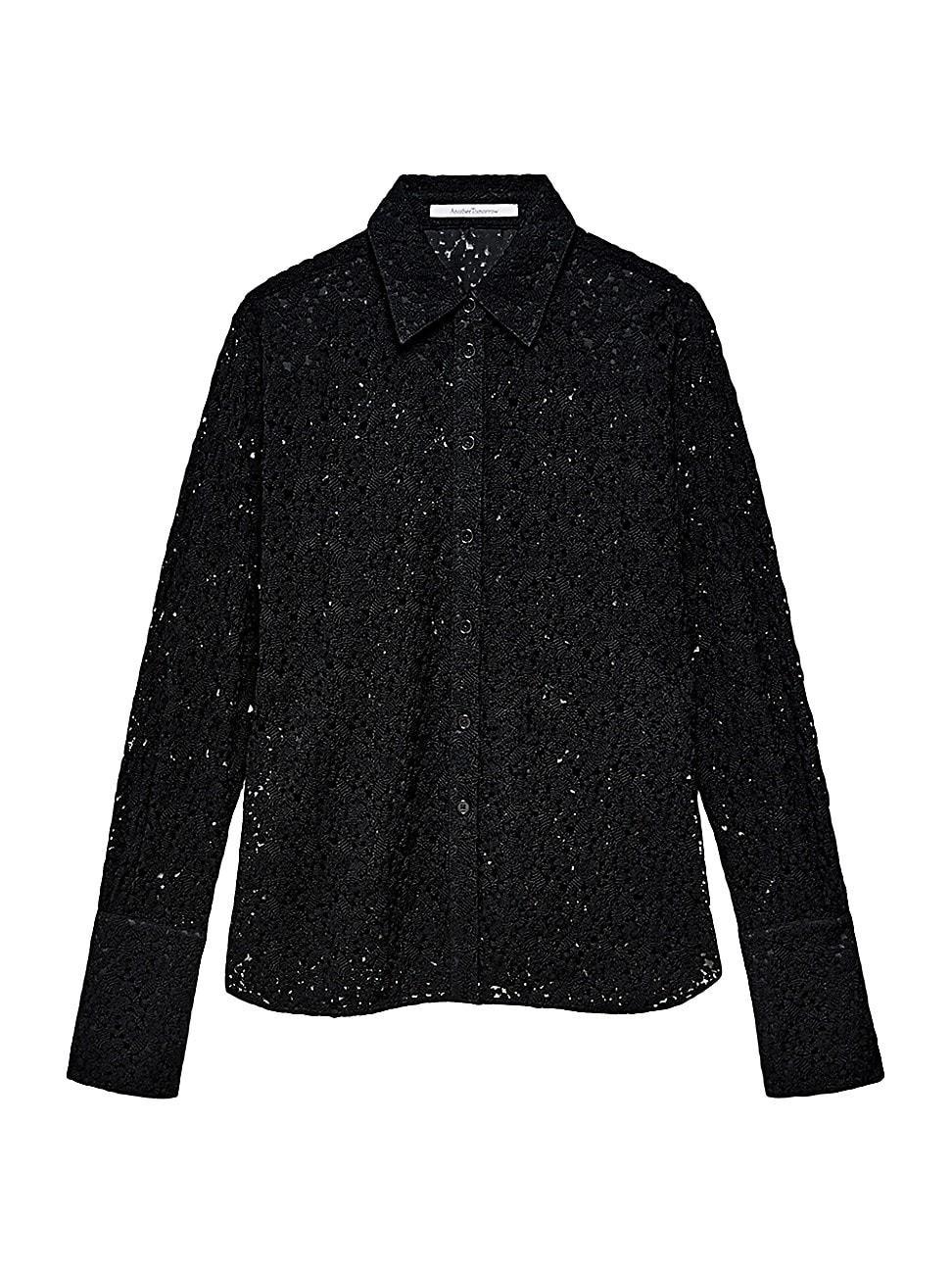Botanical Guipure Mens Shirt Product Image