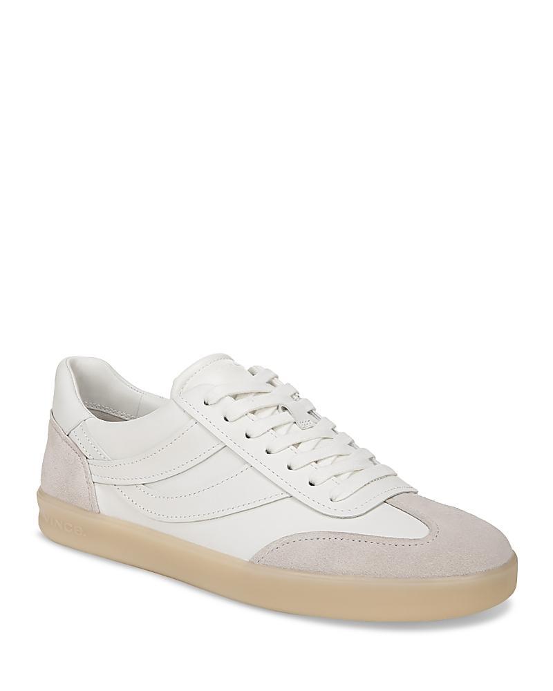 Vince Mens Oasis Leather Lace Up Sneakers Product Image