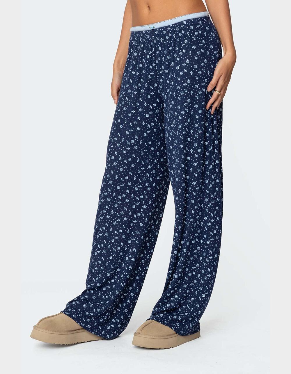 EDIKTED Flowerbed Layered Pants Product Image