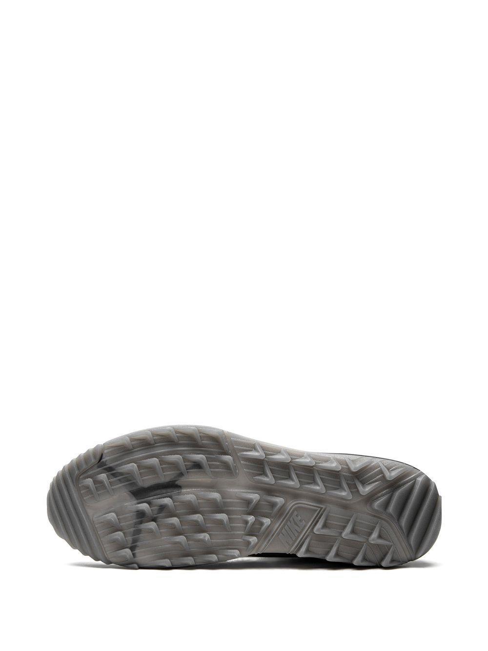 LANVIN Mesh And Leather Clay Sneakers With In White Product Image