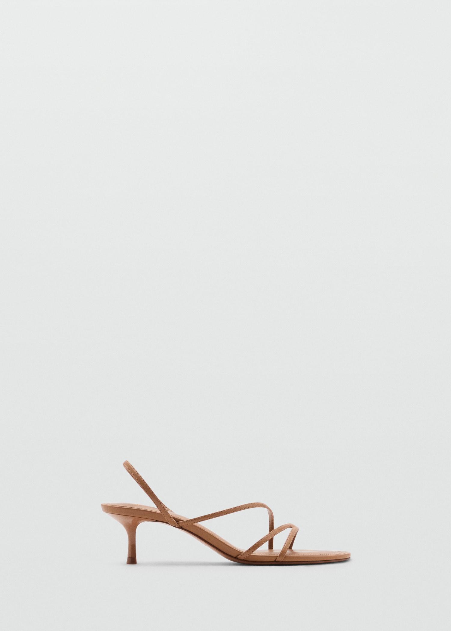 Strappy heeled sandals - Women | MANGO USA Product Image