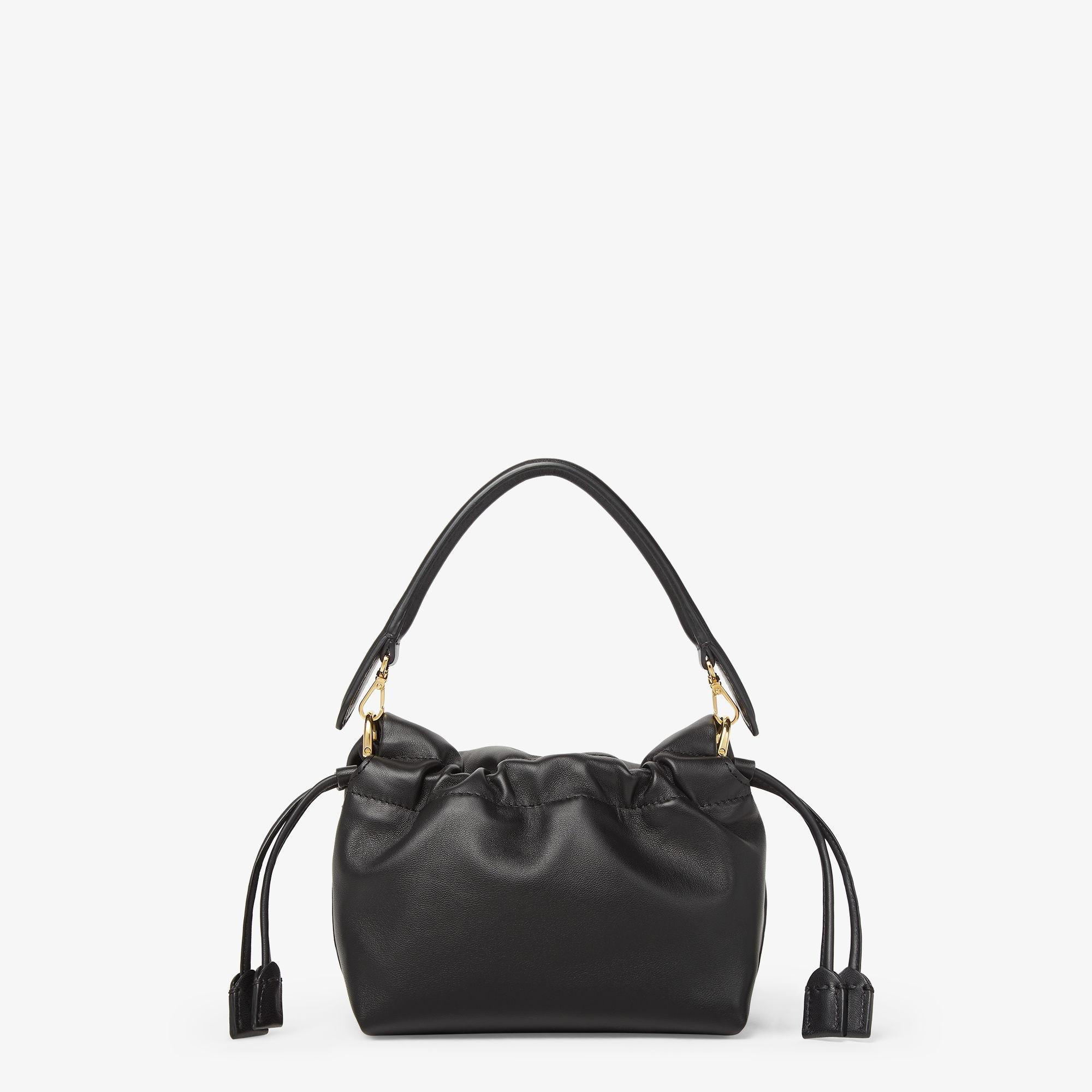 Mamma Baguette SmallBlack nappa leather mini bag Product Image