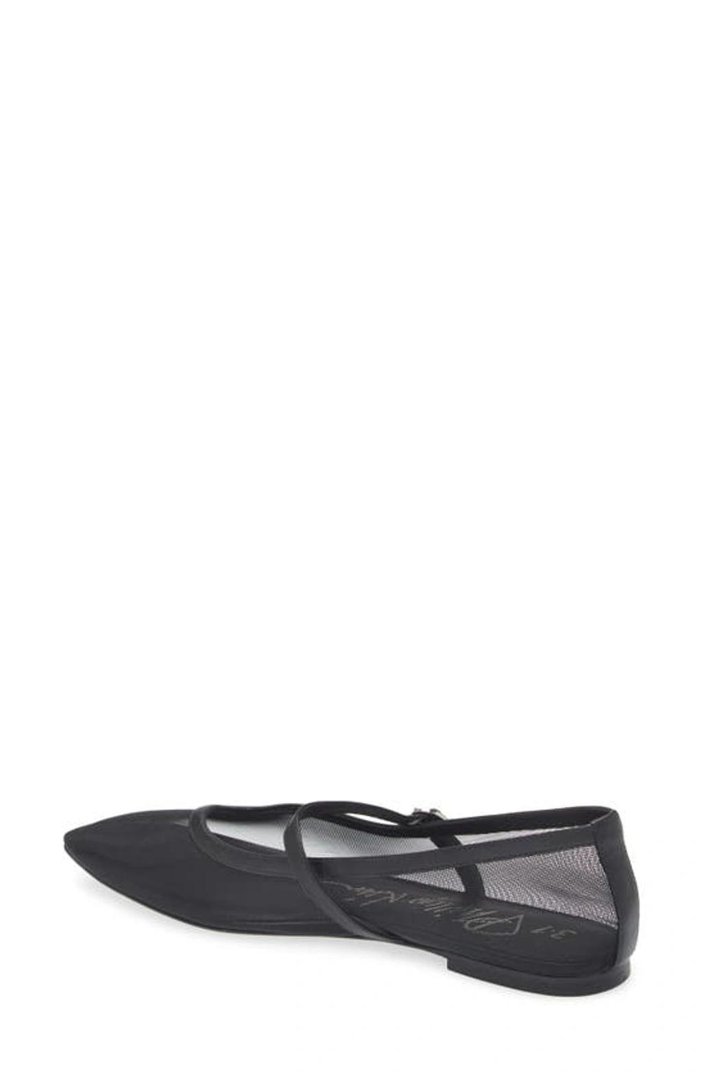 3.1 PHILLIP LIM Mesh Mary Jane Flat In Black Product Image