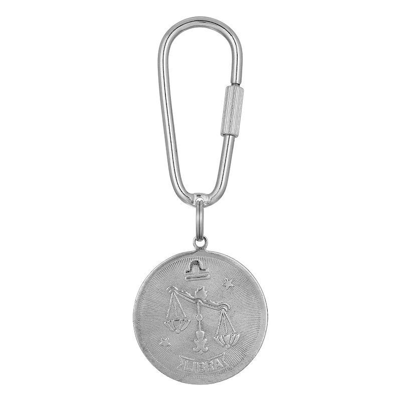 1928 Silver Tone Sagittarius Key Fob Product Image