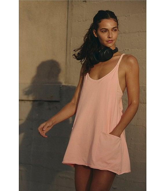 FP Movement Hot Shot V-Neck Sleeveless Patch Pocket Mini Dress Product Image