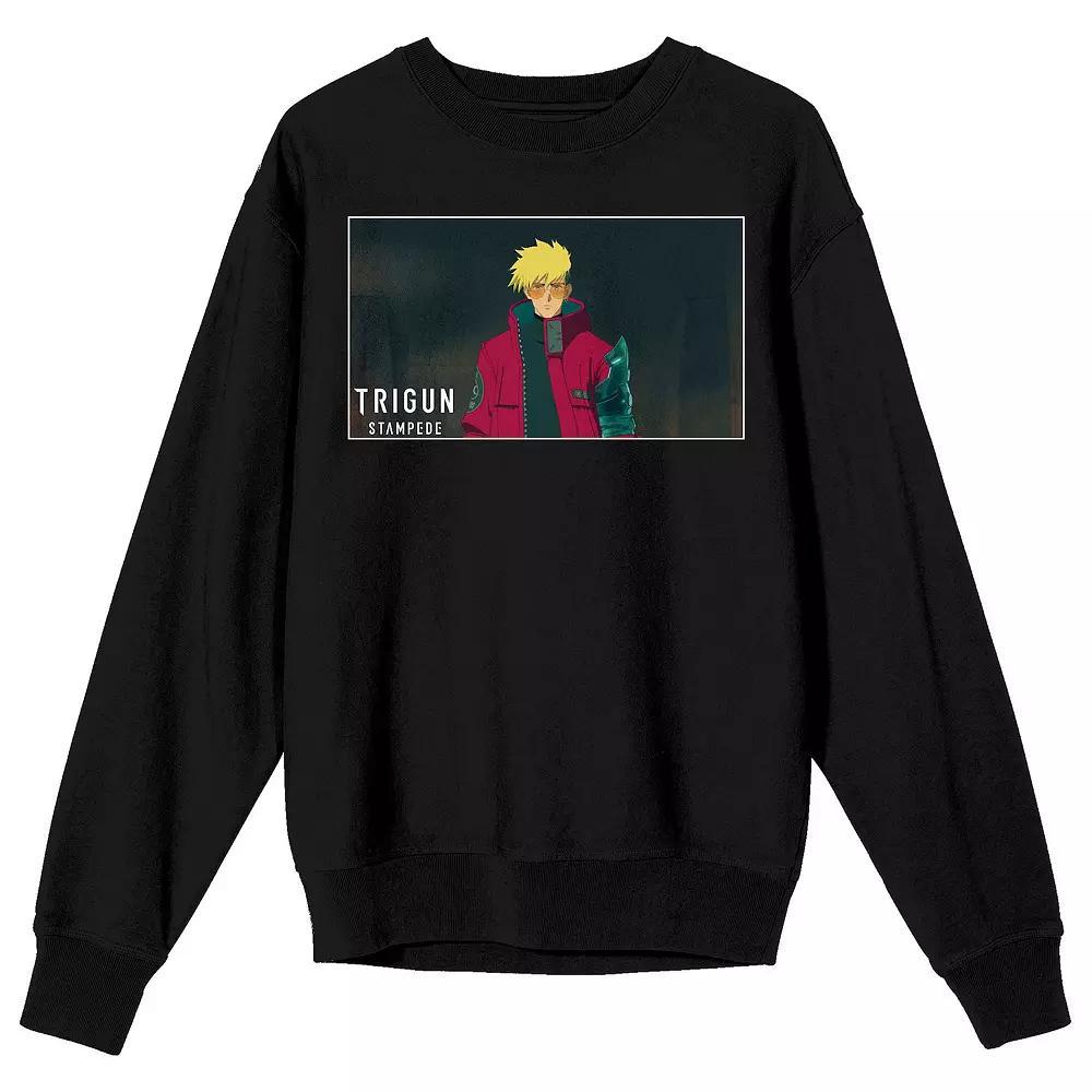 Men's Trigun Stampede Vash Screen Long Sleeve Graphic Tee, Size: Medium, Black Product Image
