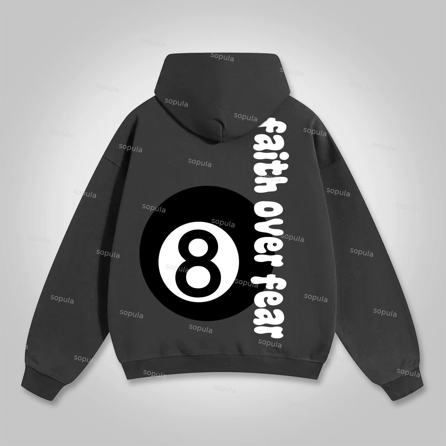 Sopula Social Media K*lled Romance Graphic Pocket Hoodie Product Image