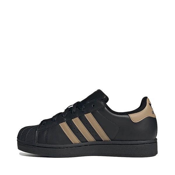 Womens adidas Superstar II Athletic Shoe - Core Black / Cardboard / Core Black Product Image