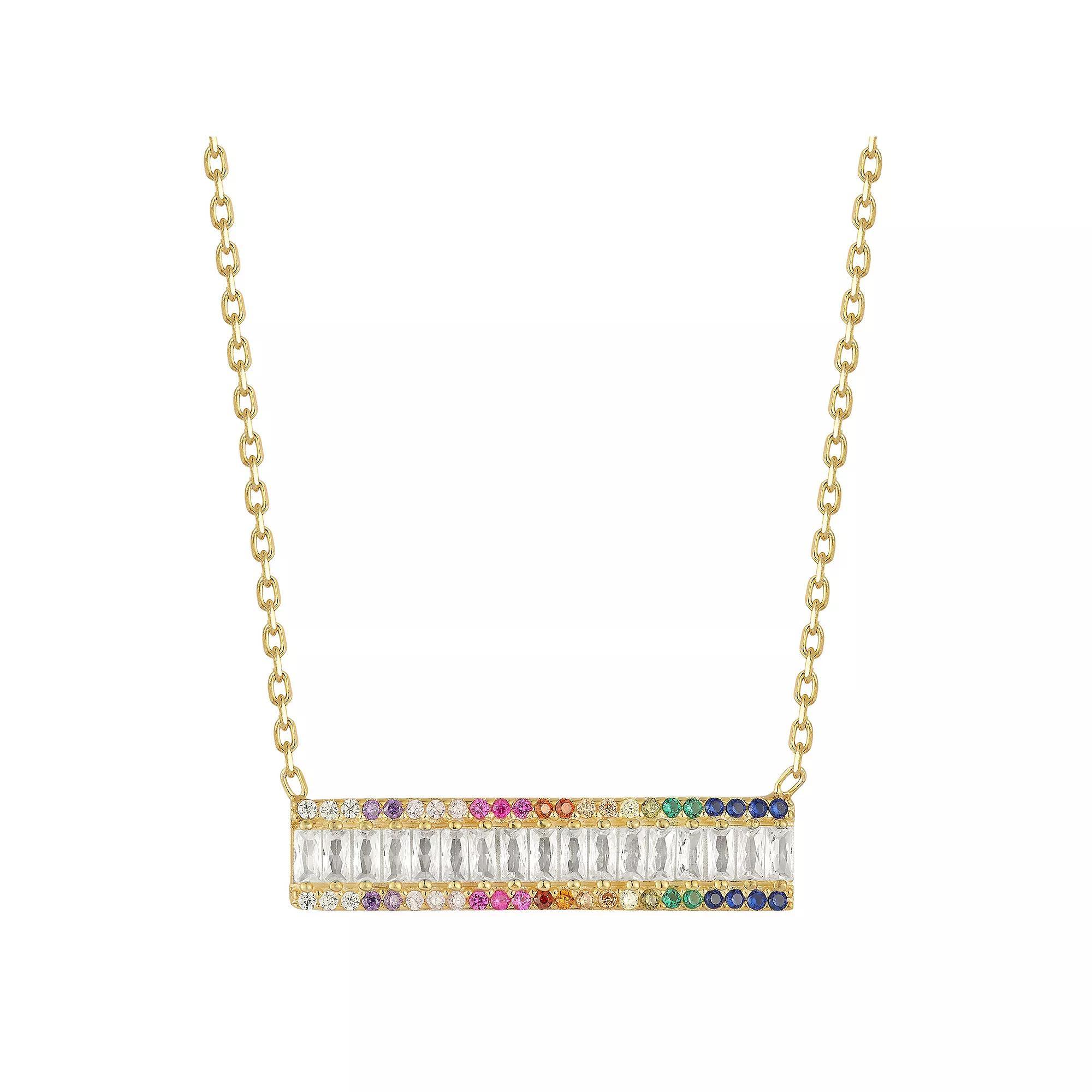 Milanesi And Co 18K Gold Plated Sterling Silver Paperclip Chain Necklace, 24 Product Image