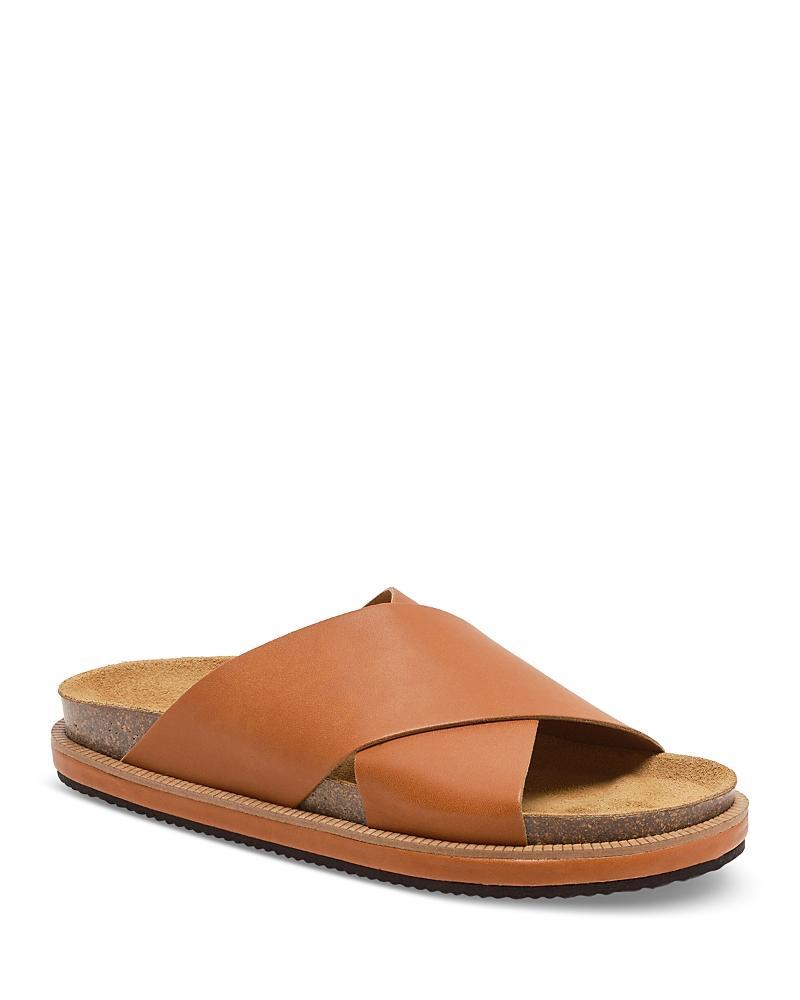 Free People Womens Sidelines Crossover Slide Sandals Product Image