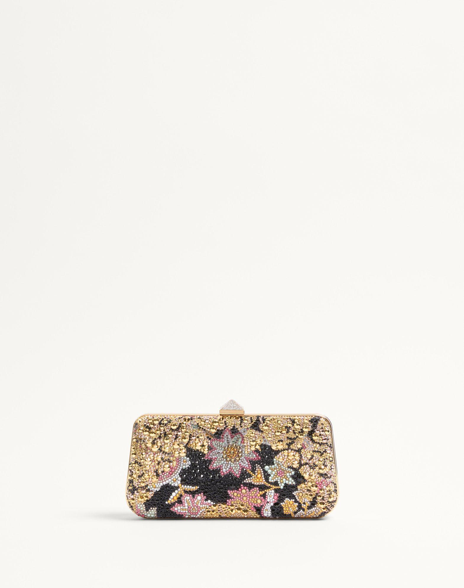 Carry Secrets Minaudiere With Rhinestones Apres L'Hiver Motif  Product Image