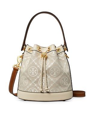 Tory Burch T Monogram Jacquard Bucket Bag Product Image