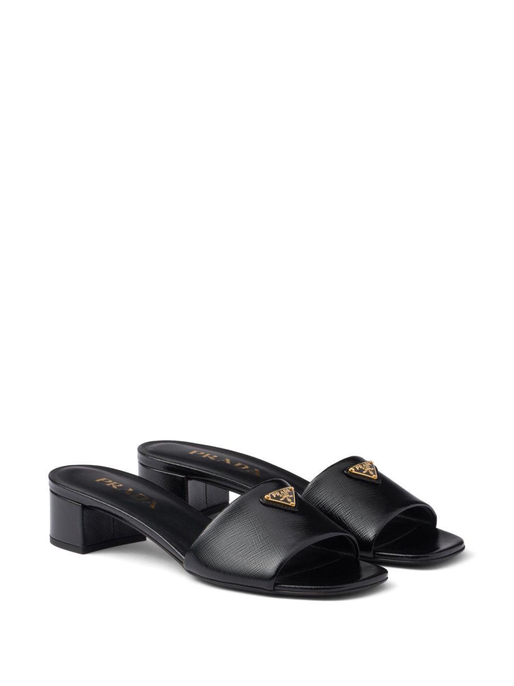 35mm logo-appliqué sandals Product Image