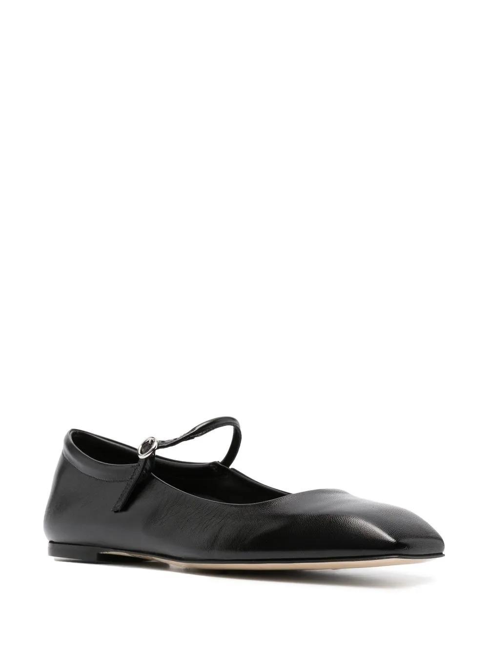 Maryjane leather ballerina shoes  Product Image