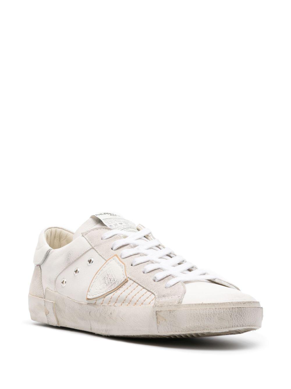 Paris logo-patch sneakers  Product Image