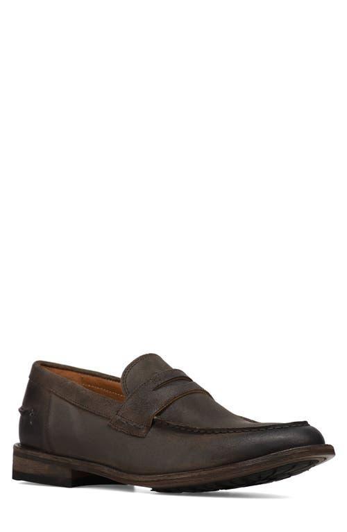 FRYE Tyler Flex Penny Loafer In Chocolate Product Image