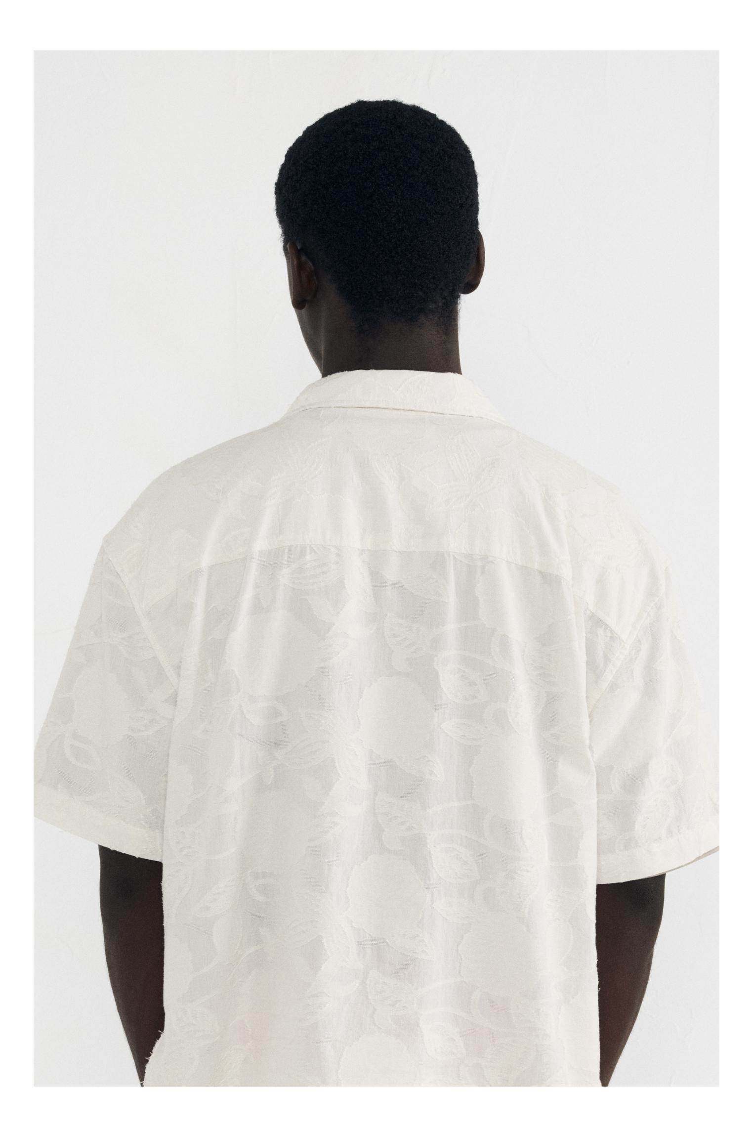 Floral jacquard shirt Product Image