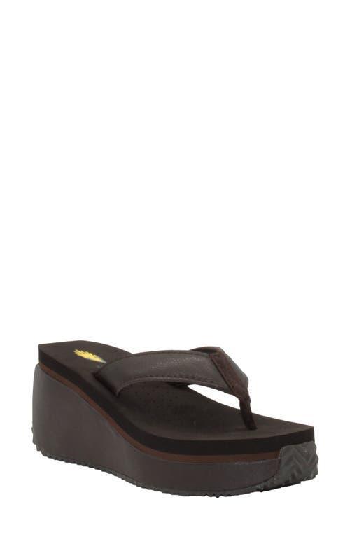 Volatile Womens Frappachino Flip Flop Sandal Product Image