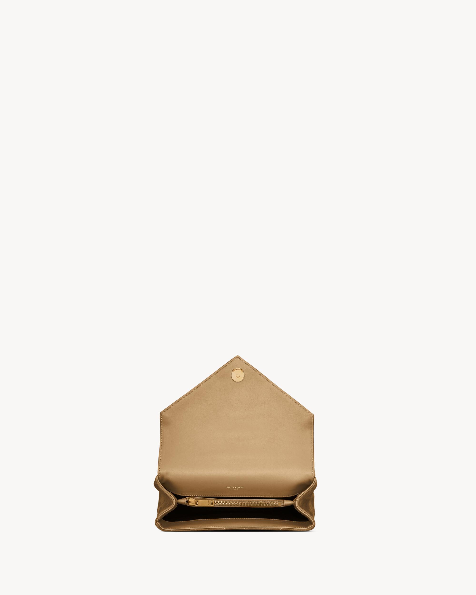 COLLEGE MEDIUM IN QUILTED SUEDE Product Image