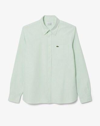 Regular Fit Striped Oxford Shirt Product Image