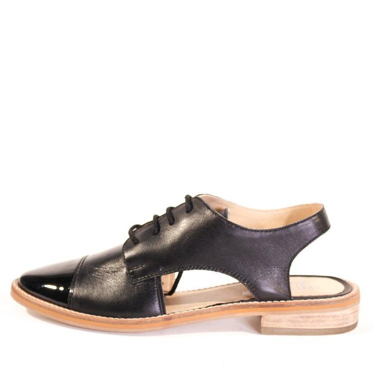 Shay Leather Slingback Loafers Product Image