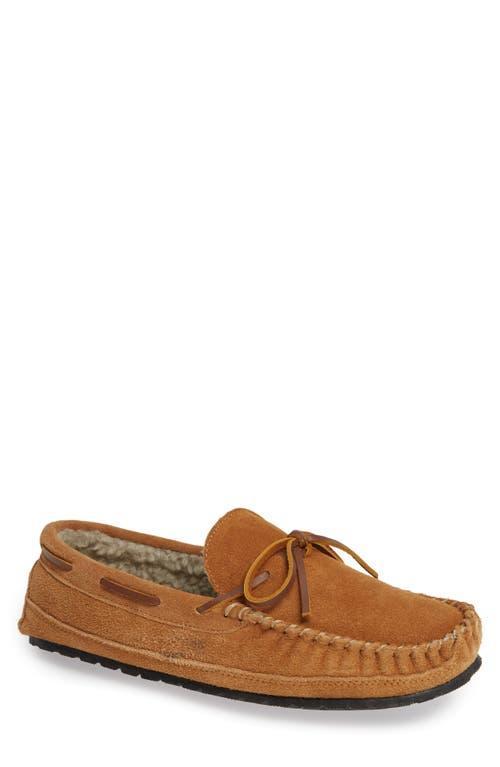 Mens Minnetonka Casey Slipper - Chocolate Product Image