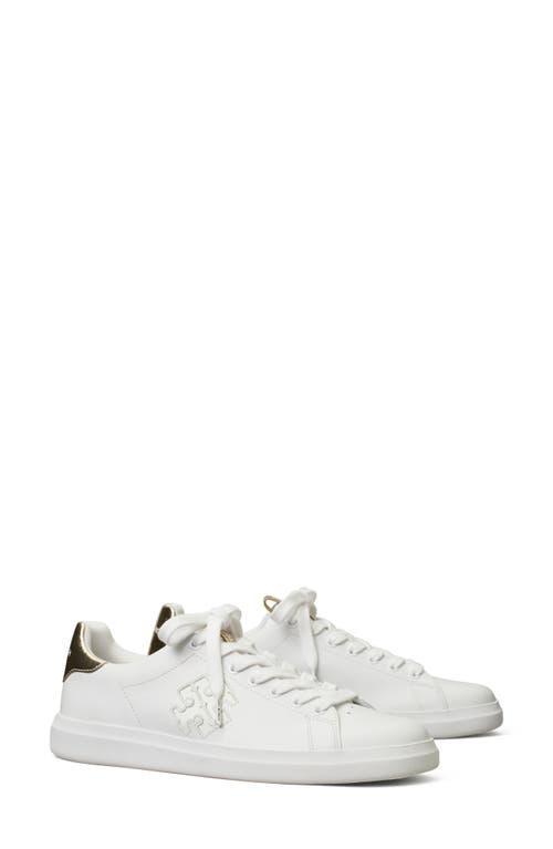 Tory Burch Double T Howell Court (Titanium /Spark Gold) Women's Shoes Product Image