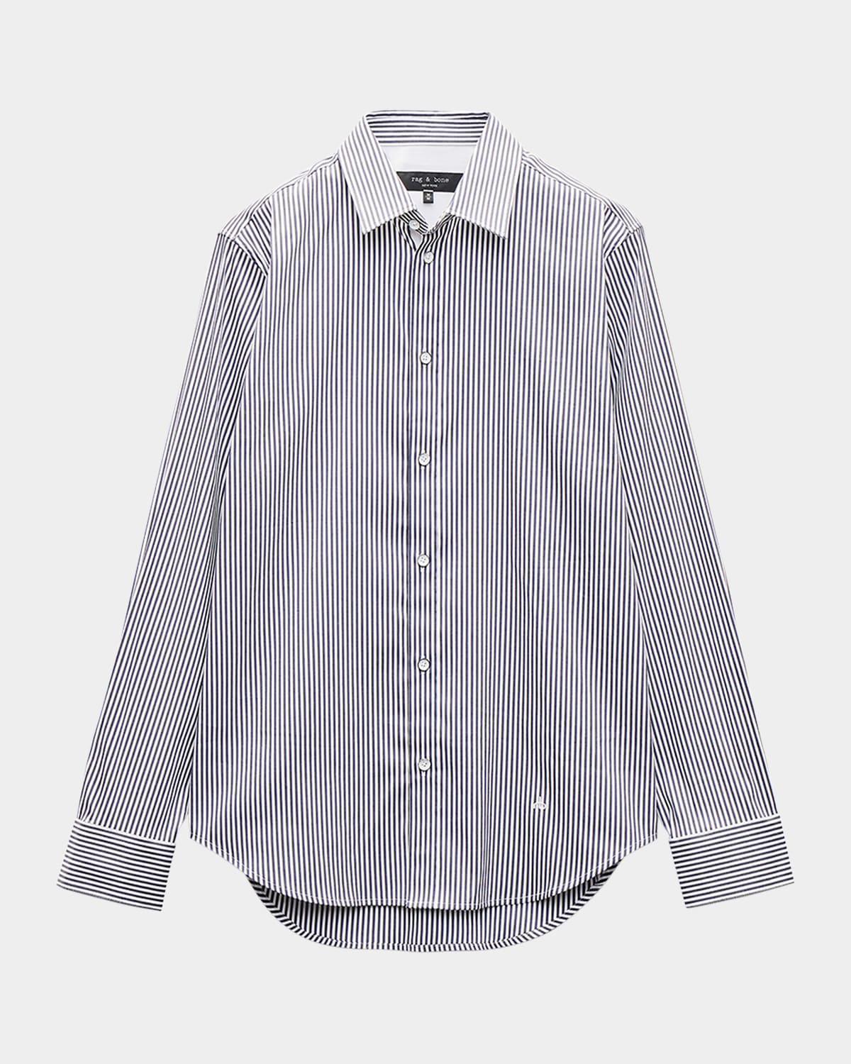 Men's Patrick Pinstripe Poplin Sport Shirt Product Image
