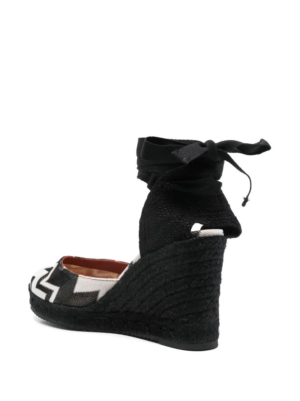 MISSONI Zigzag-woven Espadrilles In Black Product Image
