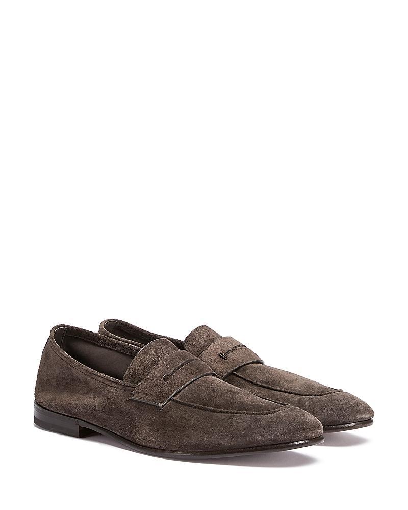 Mens Aurelio Nubuck Twisted Bit Loafers Product Image