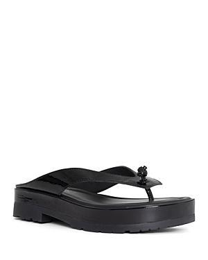 Donald Pliner Womens Slip On Thong Platform Sandals Product Image