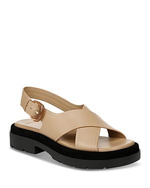 Vince Womens Helena Leather Flat Sandals Product Image