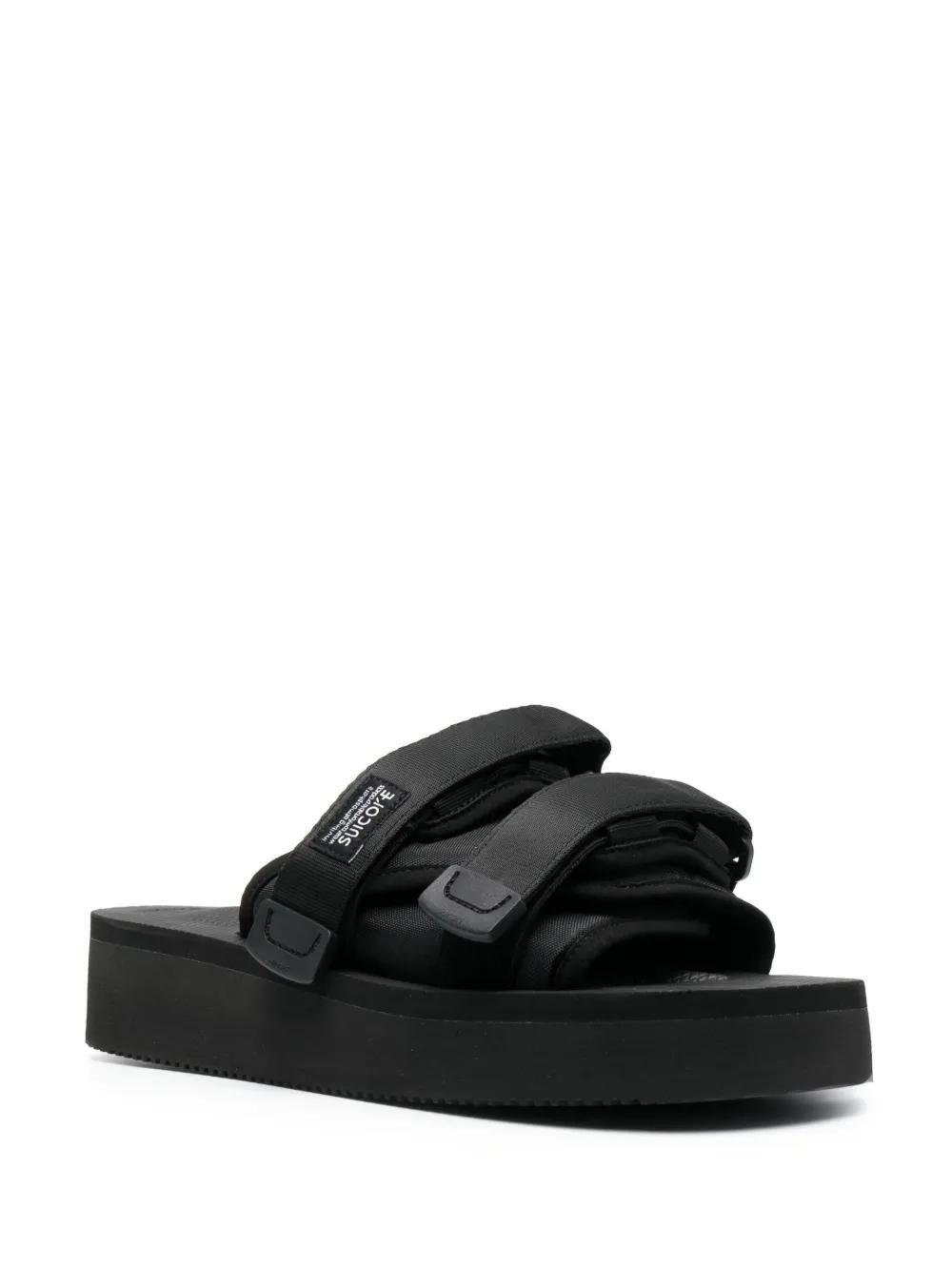 logo-patch slip-on slides  Product Image