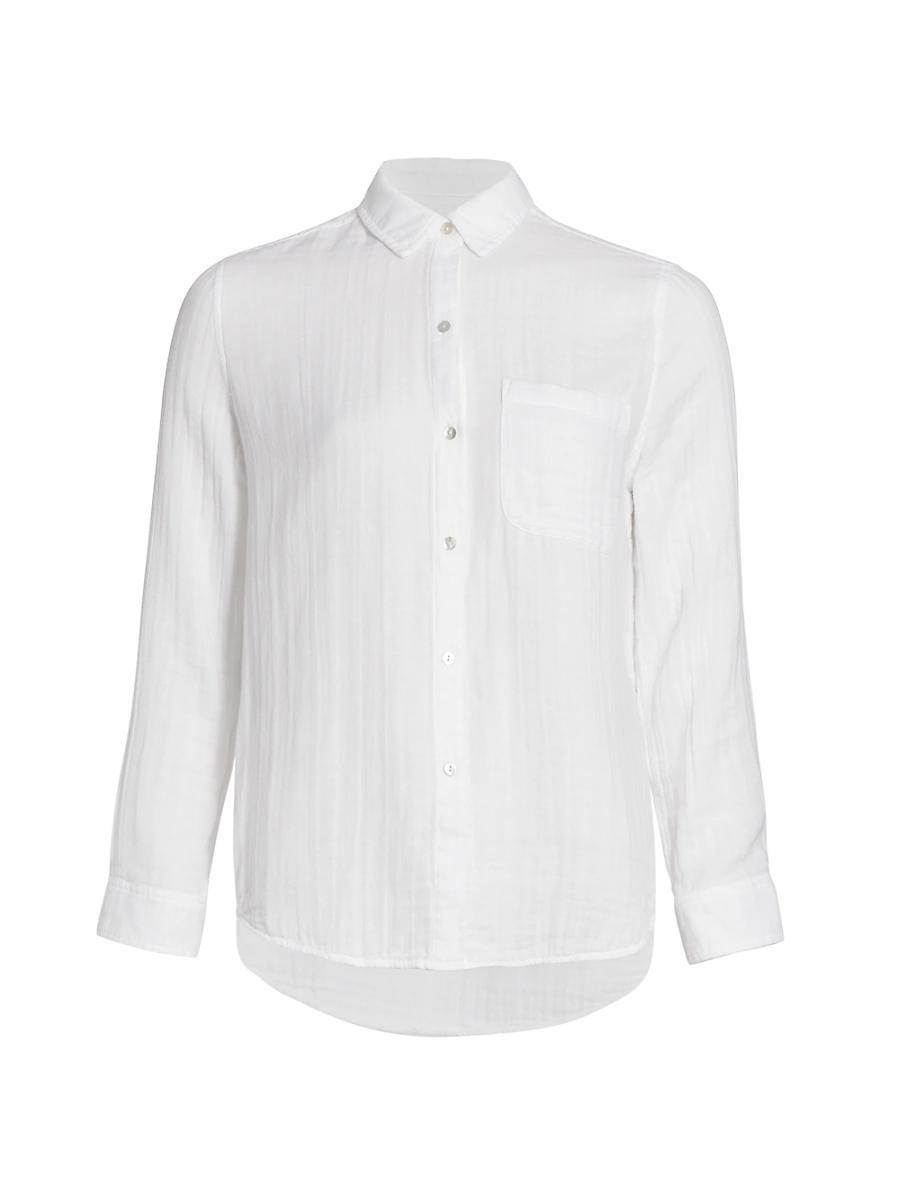 Ellis Button-Down Long-Sleeve Solid Shirt Product Image