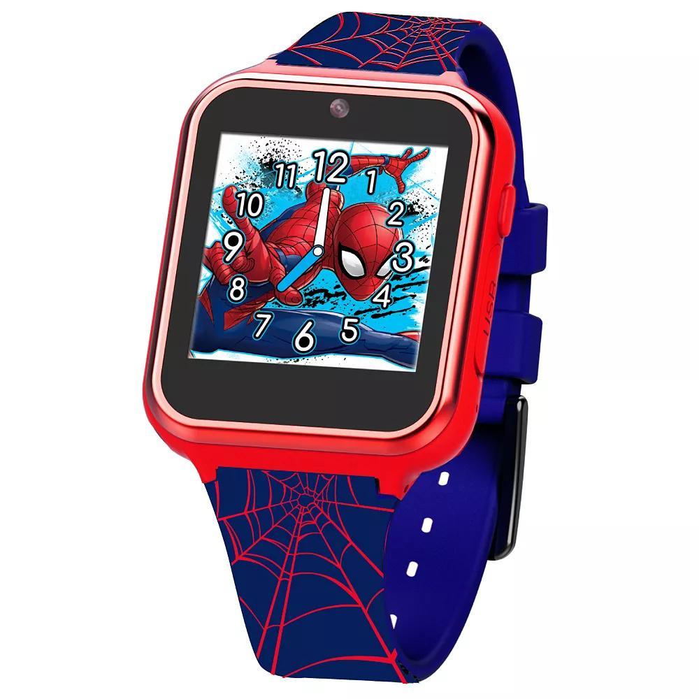 Kids' Marvel Spider-Man Interactive Watch - Blue/Red: Digital Display, Alarm, Timer, Calculator Product Image
