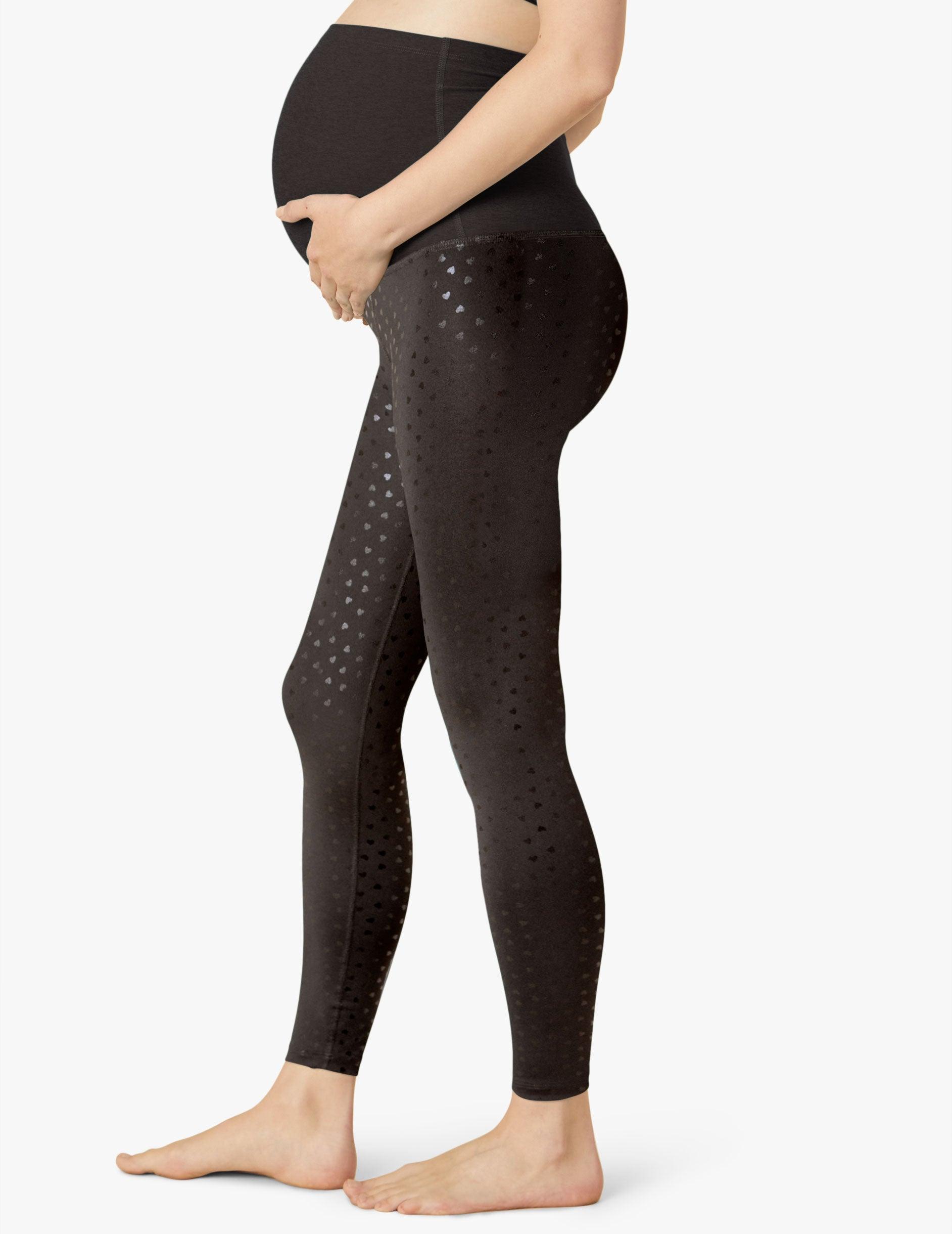Hearts PowerShine High Waisted Maternity Midi Legging Product Image