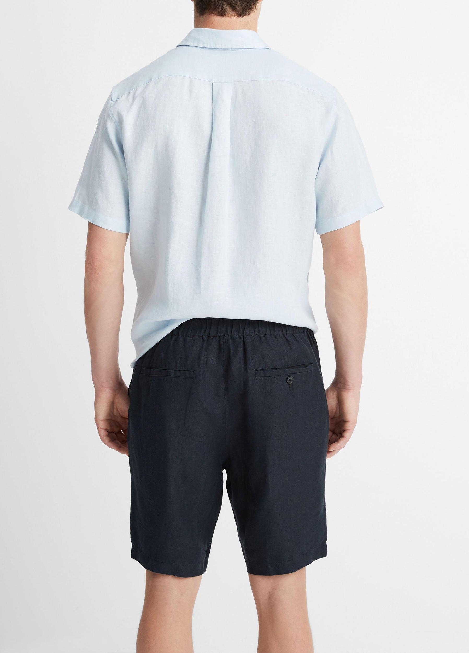 Mens Hemp Drawstring Short, Dried Cactus, Size L Vince Product Image