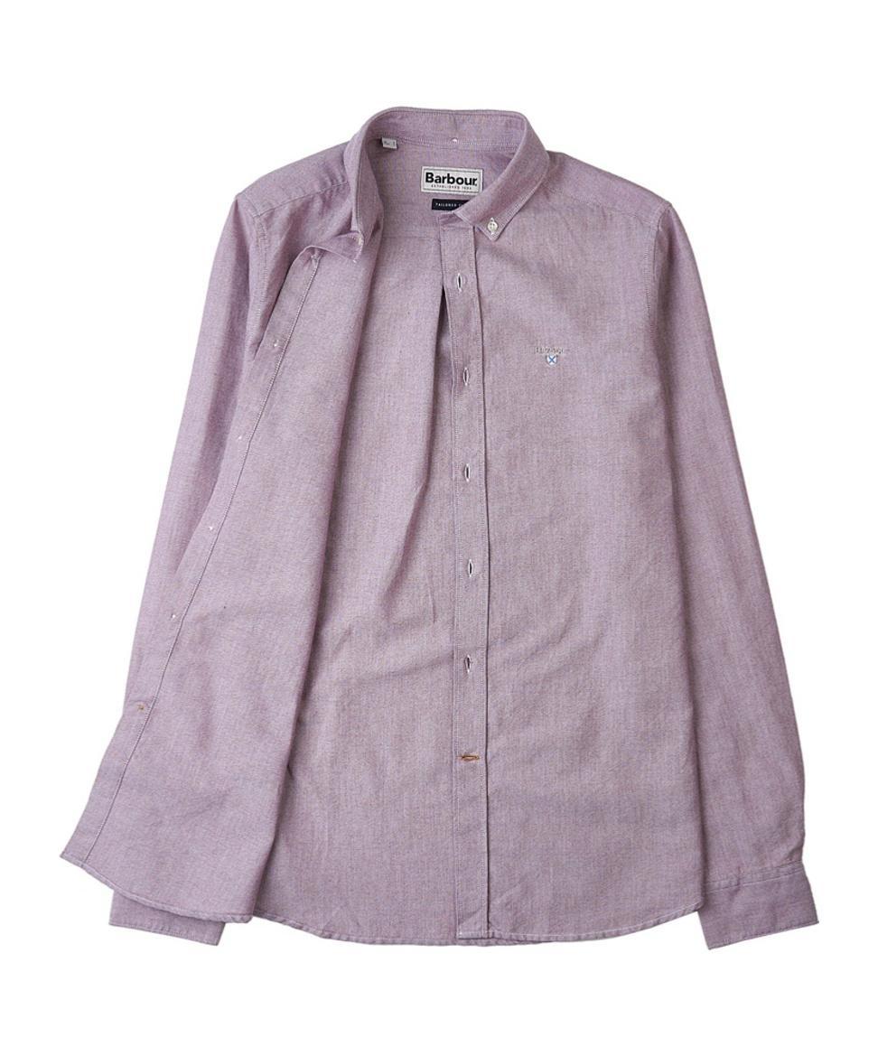 BARBOUR Long-sleeved Shirt In Purple Product Image