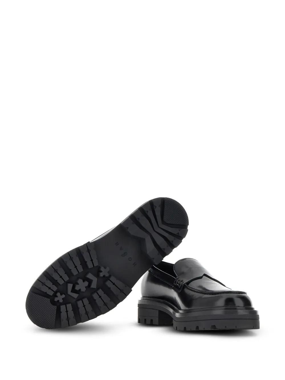 slip-on leather loafers Product Image