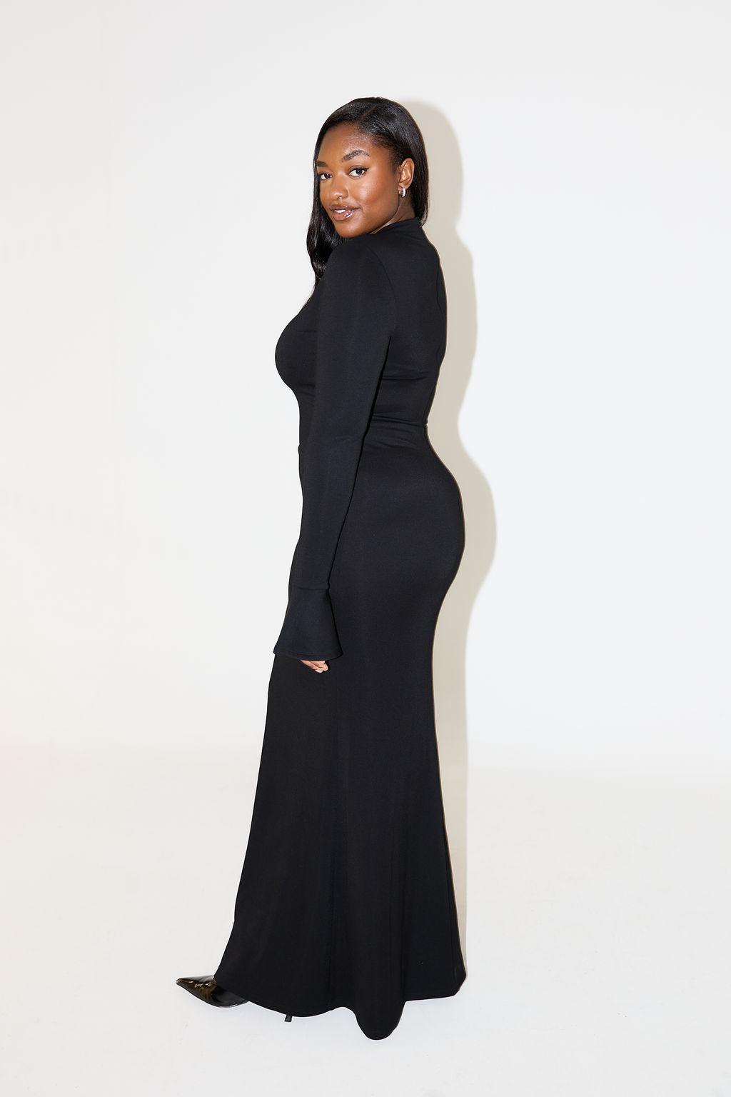The Ultimate Muse Knitted Long Sleeve Maxi Dress Product Image
