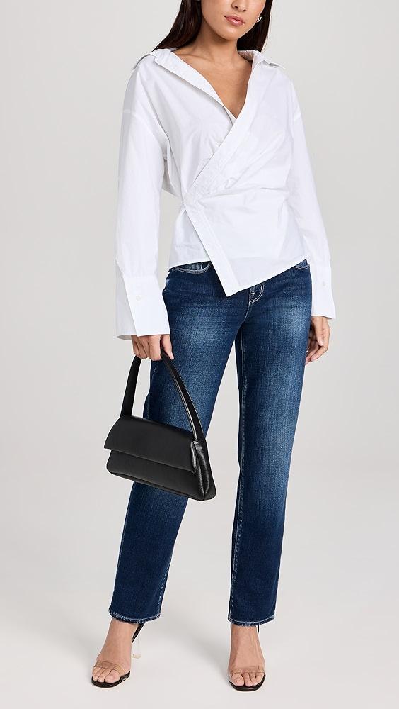 L'AGENCE Marjorie Mr. Slouch Slim Straight Jeans | Shopbop Product Image