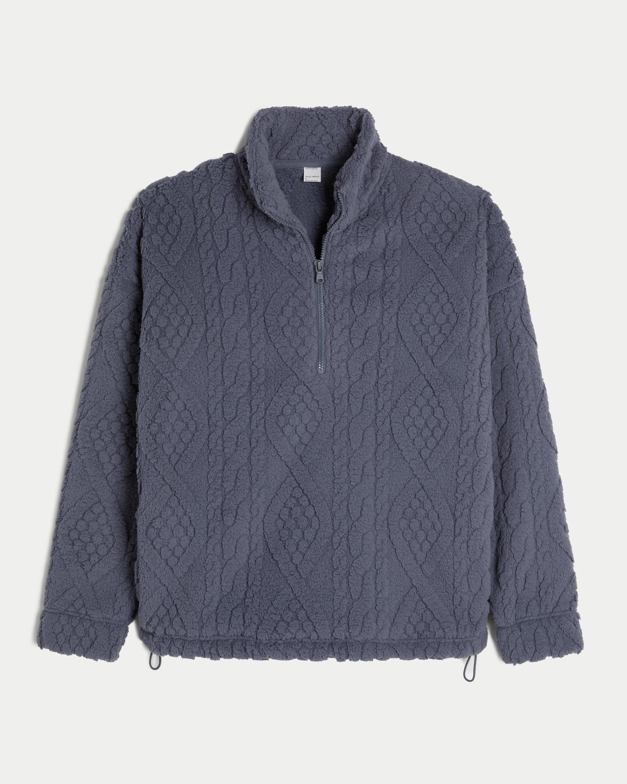 Gilly Hicks Oversized Cozy Quarter-Zip Top Product Image