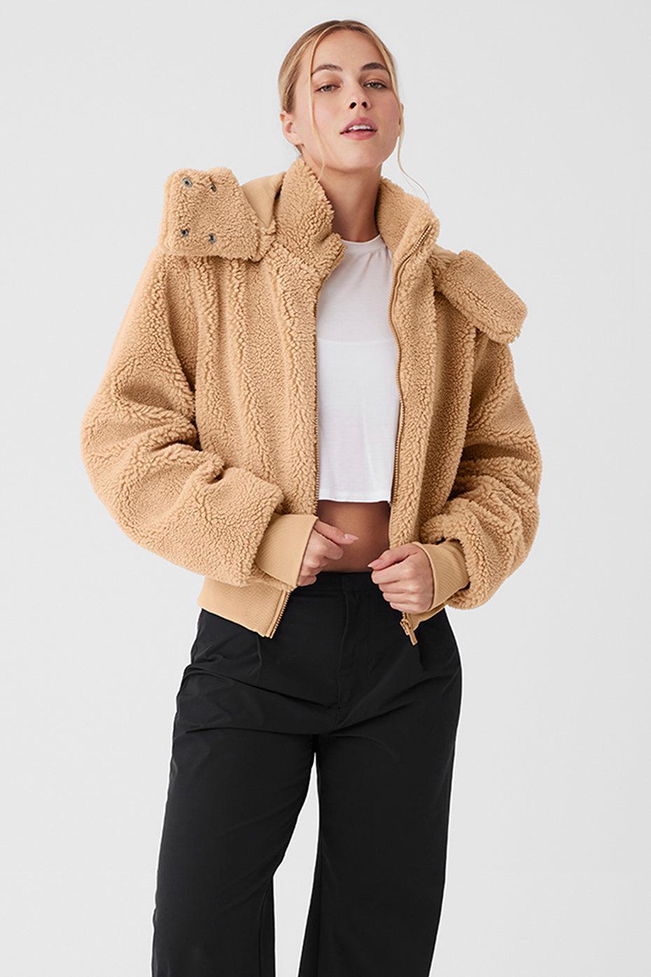 Alo Yoga Foxy Sherpa Hooded Jacket Product Image